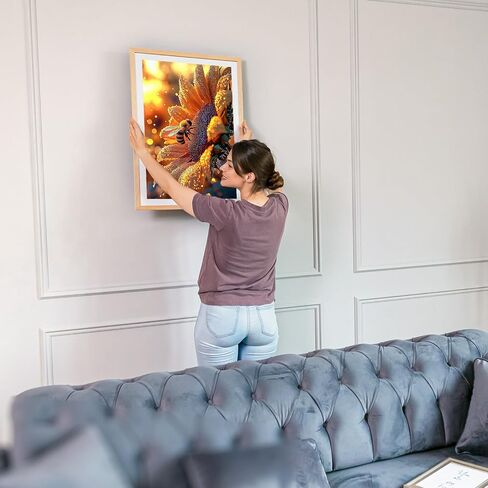 MOGTAA Gnomes Diamond Art Kits for Adults, 5D Full Drill Diamond Painting Kits for Adults Beginner, DIY Beach Round Diamond Dots for Adults, Gem Art Home Wall Decor 12 X 12Inch in Kuwait