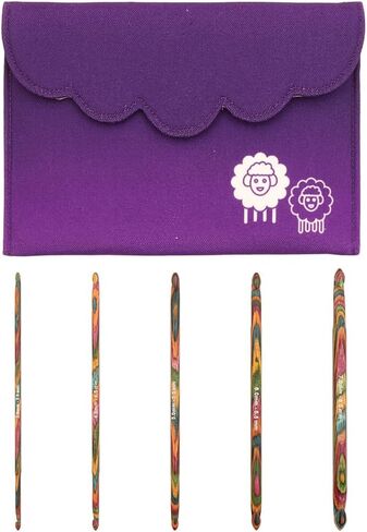 Knitpro Zing مجموعة خطاف الكروشيه Deluxe 1 | 9 أحجام أمريكية (2 مم إلى 6 مم) in Kuwait
