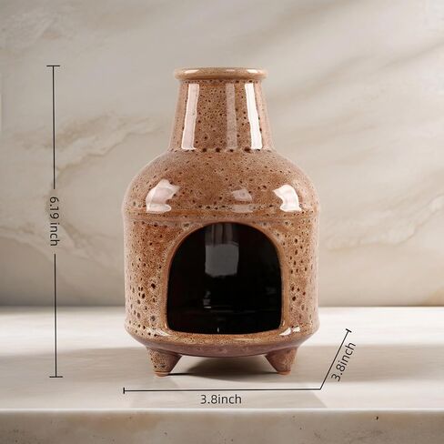 Handmade Ceramic Palo Santo Holder Burner & Sage Holder – Multi Purpose Meditation Decor, Palo Santo Chimney, A Blue and White Porcelain Style Sage Burner in Kuwait