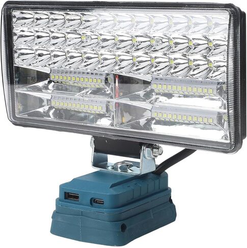 LED مصباح العمل المتوافق مع بطارية بوش لي أيون 8 بوصة المصباح الكهربائي الشعلة 84 مصابيح LED LED LOW LOW LIME LAMP in Saudi Arabia