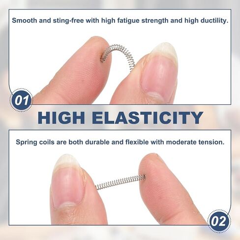 MECCANIXITY Compression Spring 2 mm OD 0.3 mm Wire 10 mm Free Length 304 Stainless Steel Small Extension Spring for DIY Projects Home Shop Repairs (Silver Tone, Pack of 10) in Saudi Arabia