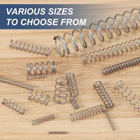 MECCANIXITY Compression Spring 2 mm OD 0.3 mm Wire 10 mm Free Length 304 Stainless Steel Small Extension Spring for DIY Projects Home Shop Repairs (Silver Tone, Pack of 10) in Saudi Arabia