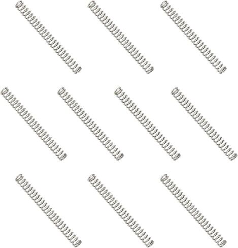 MECCANIXITY Compression Spring 2 mm OD 0.3 mm Wire 10 mm Free Length 304 Stainless Steel Small Extension Spring for DIY Projects Home Shop Repairs (Silver Tone, Pack of 10) in Saudi Arabia