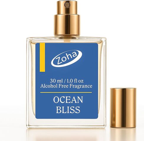 Zoha Ocean Bliss - Perfume for Men, Alcohol Free Perfume Oil Roll On and Fragrance Mist in Kuwait