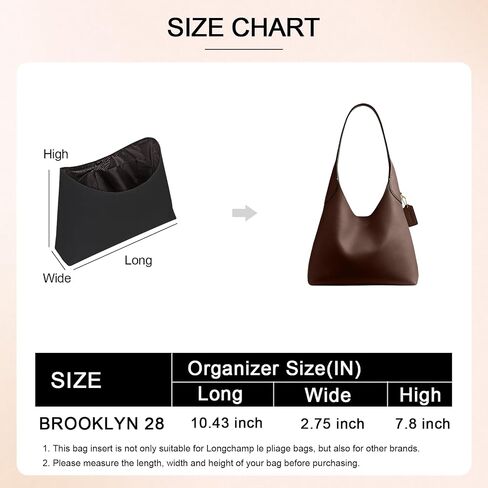 Dupont Paper Purse Organizer Inserts for brooklyn 28 Insert Keeps Tote Handbag（White） in Saudi Arabia