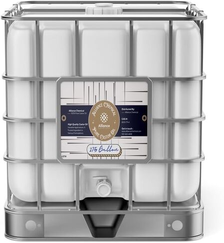 100% Pure Castor Oil - 5 Gallon Pail - Ideal for Industrial Lubricants and Coatings in Kuwait