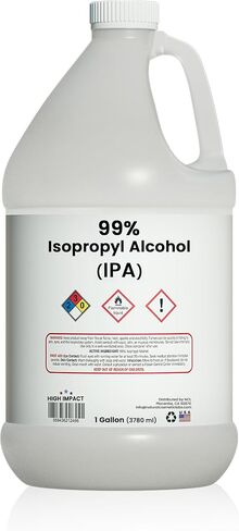 99 ٪ كحول الأيزوبروبيل (IPA) - 128 أوقية - مصنوعة في الولايات المتحدة الأمريكية in Kuwait