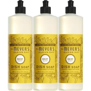 Mrs. MEYER'S Clean Day Liquid Dish Soap, Daisy Scent, 16 Ounce Bottle (Pack of 3) in Saudi Arabia
