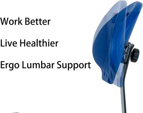 TAKE UR SEAT® Deluxe Polyurethane Lab Stool Chair, 5" Adjustable Table Height, Blue (Blade Wheels) in Kuwait