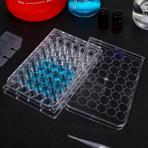 iplusmile 48 Holes Pill Filling Tool, Microcentrifuge Tube Rack, Well Cell Culture Plate Serving Tray for Lab Equipment in Saudi Arabia