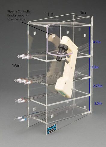 Serological Pipette Holder-Acrylic (Countertop, No Bracket) in Saudi Arabia