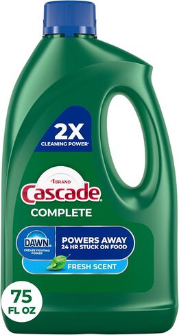 Cascade Complete Gel + Oxi Dishwasher Sendergent ، 125 Fl. أوز. in Kuwait