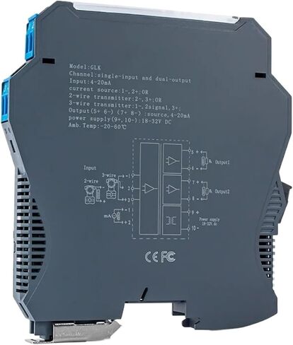عزل الإشارة 4-20MA إلى 0-10V 0-5V 1-5V 1 في 1 OUT محول الإشارة التناظرية 4-20MA إلى RS485 ترحيل عزل إشارة DC24V (2IN2OUT ، المدخلات 4-20MA_OUTPUT 0-5V_DC 18-32V) in Kuwait