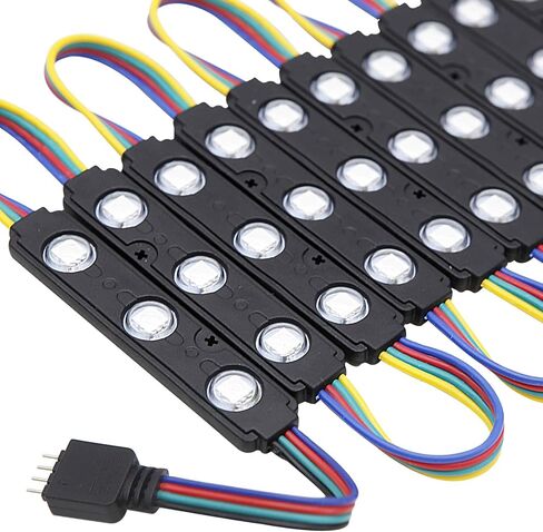 LED Window Lights LED MODULES LED HARROPRONT LIGHT LIGHT LIGHT BUSINESS TIVERATION LIGHTS LIGHTS SIGHTS Business Store Light 12V 5050 100ft RGB (10 عبوات) in Kuwait