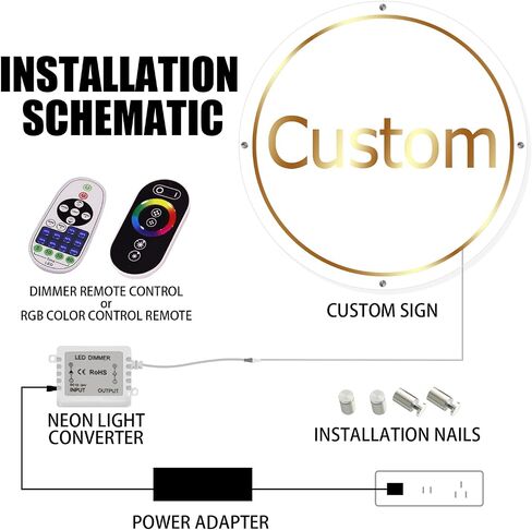 علامة شعار النيون المخصصة - LED LED الإضاءة الخلفية الاكريليك والمعادن لافتة أعمال للصالون وواجهة متجر الزفاف المضاءة الجدار المضاء (قابلة للماء قابلة للماء) in Saudi Arabia