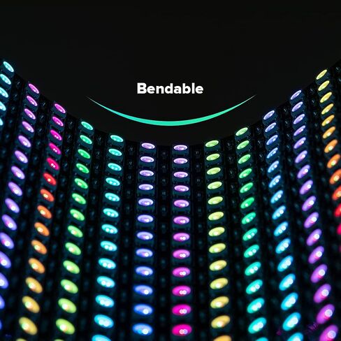 مصفوفة Sezo LED WS2812B RGB 5050SMD 16x16 256 بكسل مرنة رقمية مرنة بشكل فردي لـ Arduino LED صورة الشاشة المبرمجة الكاملة للإضاءة اللونية DC5V in Kuwait