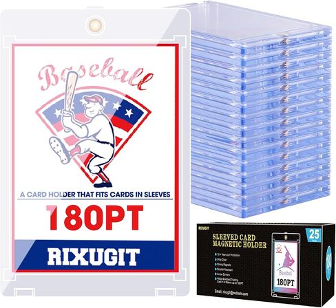 25-Pack 35pt One Touch Magnetic Card Holders for Sleeved Cards in Saudi Arabia