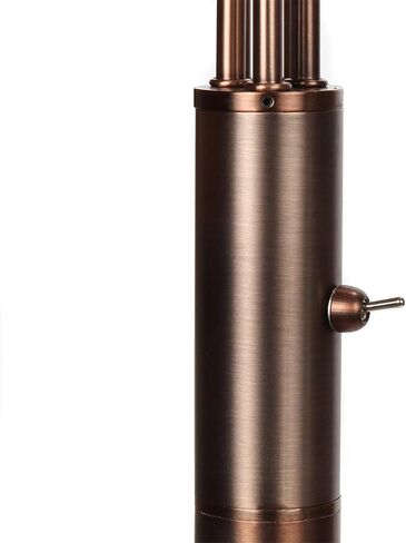 Brightech Orion Arc Floor Lamp for Living Room, Tree Floor Lamp with 5 Adjustable Arms, Multi-Head Standing Lamp with Flexible Rotating LEDs for Bedroom, Dorm - Bright Hanging Lighting - Satin Nickel in Saudi Arabia