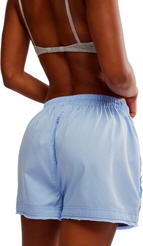 Women's Day Solid Boxer, Washed Black in Saudi Arabia