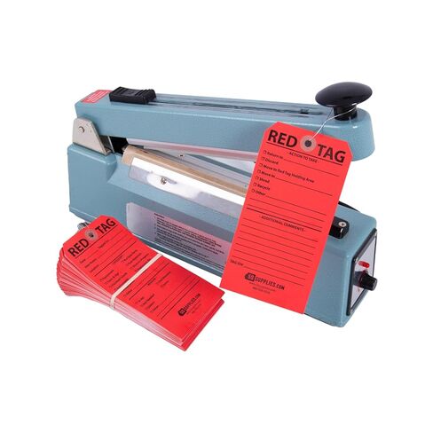 5S Red Tags (Wired) (50 Pack, Red) in Saudi Arabia
