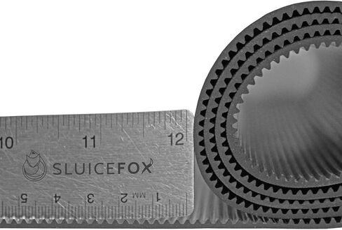Sluice Box Rubber v Matting ؛ حصيرة سد الذهب لمجموعة استرداد الذهب غرامة. لوازم التنقيب عن الذهب ؛ اختيار الحجم القابل للتخلي ، اللون الأسود/الأخضر ، نمط ضلع صغير/ضلع صغير in Kuwait