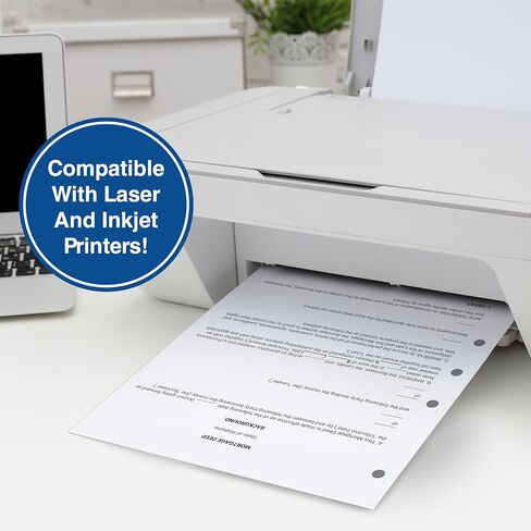 PrintWorks Professional Pre Punched Paper, 5 Hole Punch Left For 2 Ring & 3 Ring Binders & Side Fastener File Folders, 8.5 x 11, 20 lb., 500 Sheets (04340), White, 5-Hole Left Punched in Saudi Arabia