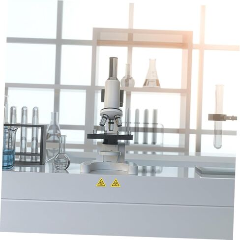 Cabilock 5pcs Warning Decals for Laboratory Safety Strong Adhesive Marking Stickers Printing Caution Signs for Equipment Use in Saudi Arabia