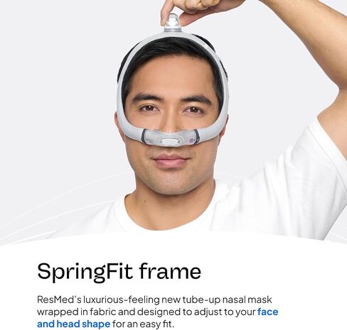RESMED AirTouch N30I Frame System (بدون غطاء رأس) - إطار/وسادة متوسطة قياسية in Saudi Arabia