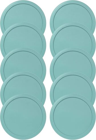 Replacement Lids for Pyrex 4-Cup Glass Food Storage Container Bowls, 6-Inch Plastic Round Lids Covers fits Pyrex 7201-PC, Airtight & Leakproof (4-Pack, Purple) in Kuwait