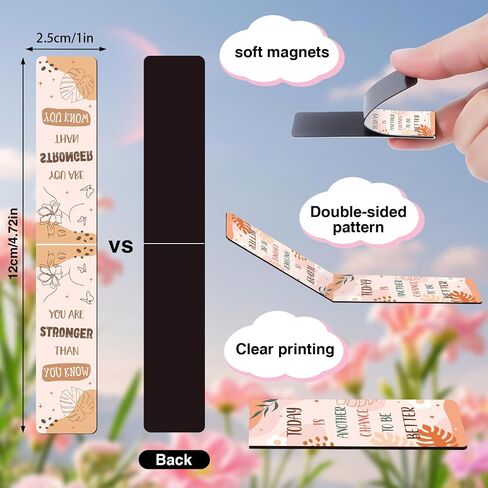Dark Romance Magnetic Bookmark Gifts - Wxiben 30PCS Funny Magnetic Bookmarks Gothic Book Mark Magnets Romantasy Page Marker Clip Gift for Women Girls Dark Romance Reader Students Teachers Supplies in Saudi Arabia