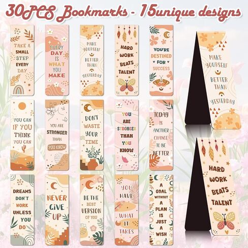 Dark Romance Magnetic Bookmark Gifts - Wxiben 30PCS Funny Magnetic Bookmarks Gothic Book Mark Magnets Romantasy Page Marker Clip Gift for Women Girls Dark Romance Reader Students Teachers Supplies in Saudi Arabia