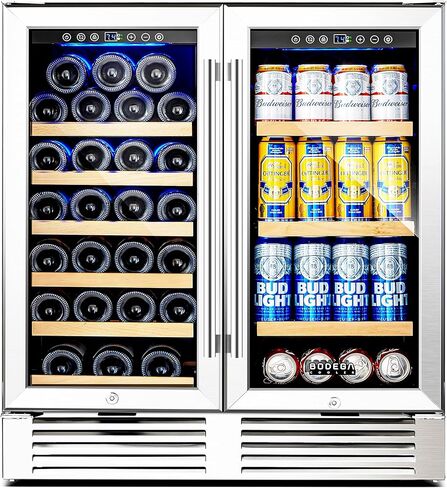 Bodegacooler Beverage Beverage Beverage ، 12.5 Cu. ثلاجة تاجر تجاري سوداء سوداء ، أرفف مصباح LED/قابلة للتعديل ، ثلاجة عرض كبيرة مستقيمة للمطبخ/المكتب/المنزل/المرآب. in Kuwait