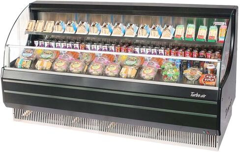 Turbo Air Fenizontal Slim Open Open Cold Food & Beverage Grab & Go Merchandiser للمتاجر والأسواق الفائقة in Kuwait