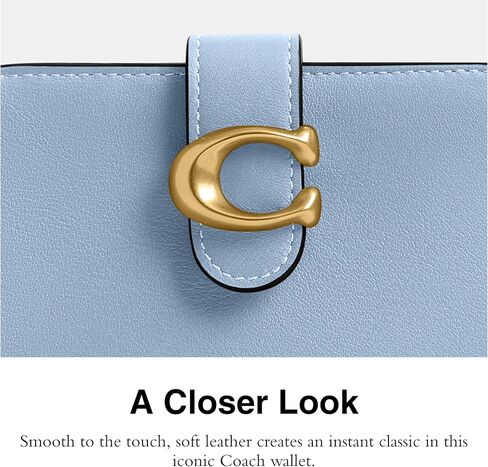 Coach Women's Denim Tabby Accessory-Travel Wallet, B4/Deep Blue, One Size in Saudi Arabia