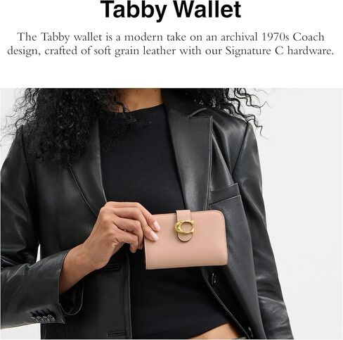 Coach Women's Denim Tabby Accessory-Travel Wallet, B4/Deep Blue, One Size in Saudi Arabia