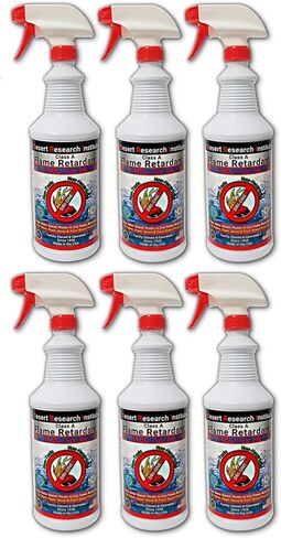 Fire Retardant Spray (Class A for Fabric, Wood, Theater Curtains & More) Eco-Safe, Non Toxic, C.A.C. Title-19, ASTM E84, DRI-ONE in Kuwait