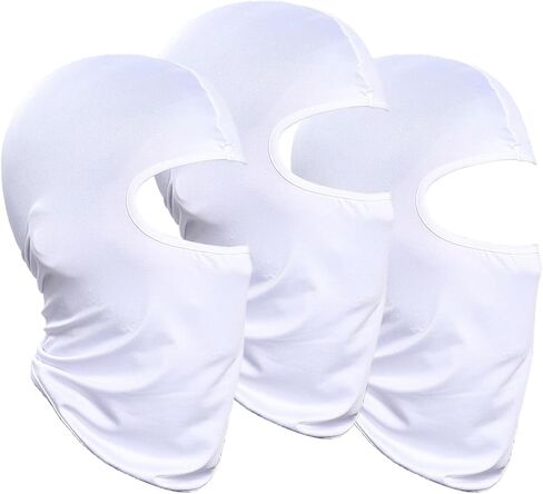 3 Pieces Balaclava Face Mask Outdoor Cycling Headgear Motorcycle Face Masks for Men and Women (Orange) in Saudi Arabia