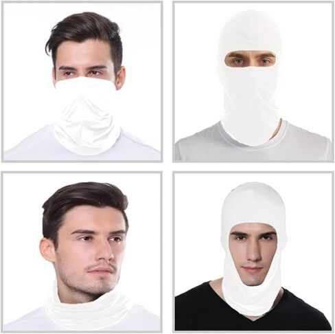 3 Pieces Balaclava Face Mask Outdoor Cycling Headgear Motorcycle Face Masks for Men and Women (Orange) in Saudi Arabia