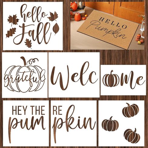 Frienda 9 Pcs Large Halloween Stencils for Painting on Wood in Kuwait