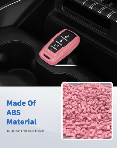 Key Fob Cover Key Case Shell Cover Holder Protector Fit for Dodge RAM 2018+, White in Kuwait