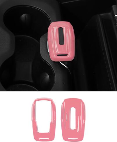 Key Fob Cover Key Case Shell Cover Holder Protector Fit for Dodge RAM 2018+, White in Kuwait