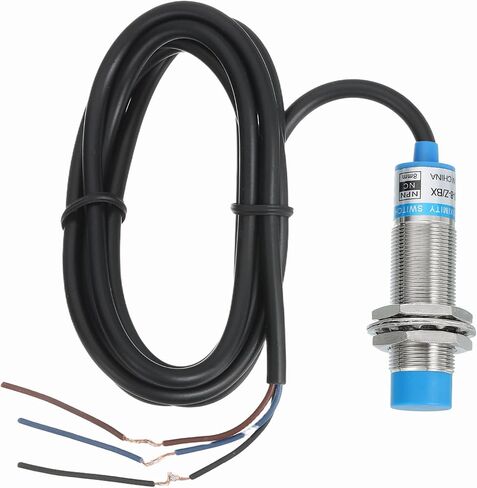 MECCANIXITY Inductive Proximity Sensor,NPN NC M18 DC 6-36V 300mA Proximity Switch Detector Approach Sensor 8mm 3 Wire for Industrial Automation LJ18A3-8-Z/AX in Saudi Arabia
