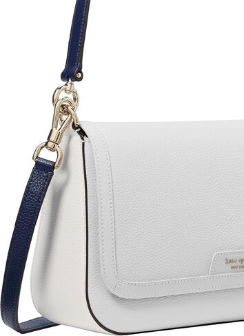kate spade new york Hudson Pebbled Leather Flap Shoulder Bag, Pastry Pink in Saudi Arabia