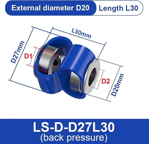 LS Dia 27mm Length 30mm Back Pressure Double Loop Couple Flexible Alumnum Alloy Encoder Coupling(7mmX11mm) in Saudi Arabia