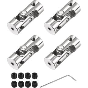 Meccanixity 2mm إلى 3mm dia inner diat roundable dointable incaft incaft jotpling motion ancler l23 x d9 with procks and wrench for rc model pack of 4 in Kuwait