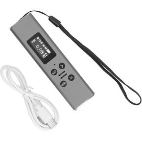 Geiger Counter USB شحن مع TFT HD عرض كاشف الإشعاع النووي 400 مللي أمبير في المنزل للمنزل (أحمر) in Saudi Arabia