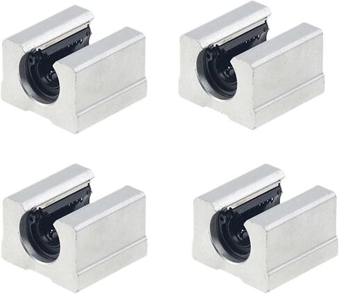 1pc SBR12UU SBR13UU SBR16UU SBR20UU Linear Motion Ball Bearing Block CNC Router Linear Guide 3D Printer Parts(SBR12UU,2Pcs) in Saudi Arabia