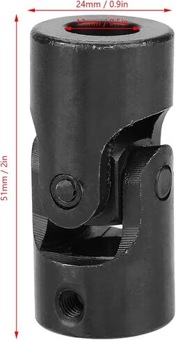 Universal Joint, 0.5in×0.9in×2in Universal Joint Socket, Steering Coupler for Connecting Model Cars, Model Ships, Robots in Saudi Arabia