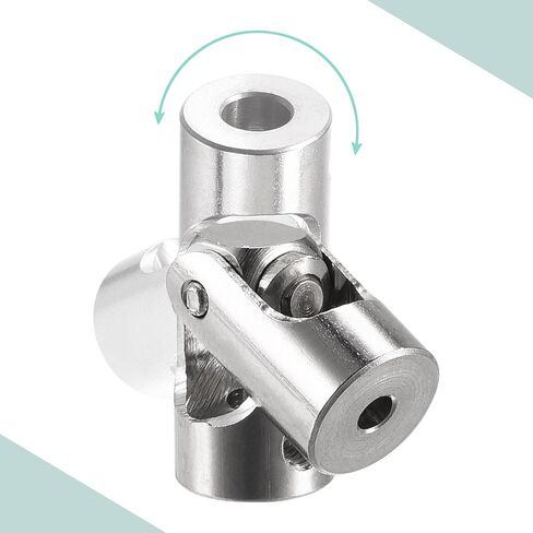 MECCANIXITY 2mm to 3mm Inner Dia Rotatable Universal Joint Shaft Coupling Motor Shaft Coupler L23 x D9 with Screws and Wrench for RC Model Pack of 4 in Kuwait