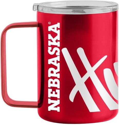 logobrands Alabama Crimson Tide Hype Double Wall Vacuum Insulated 15oz Stainless Steel Mug in Saudi Arabia